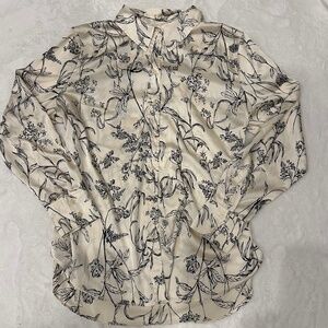 H&M LADIES PRINT BLOUSE SIZE LARGE